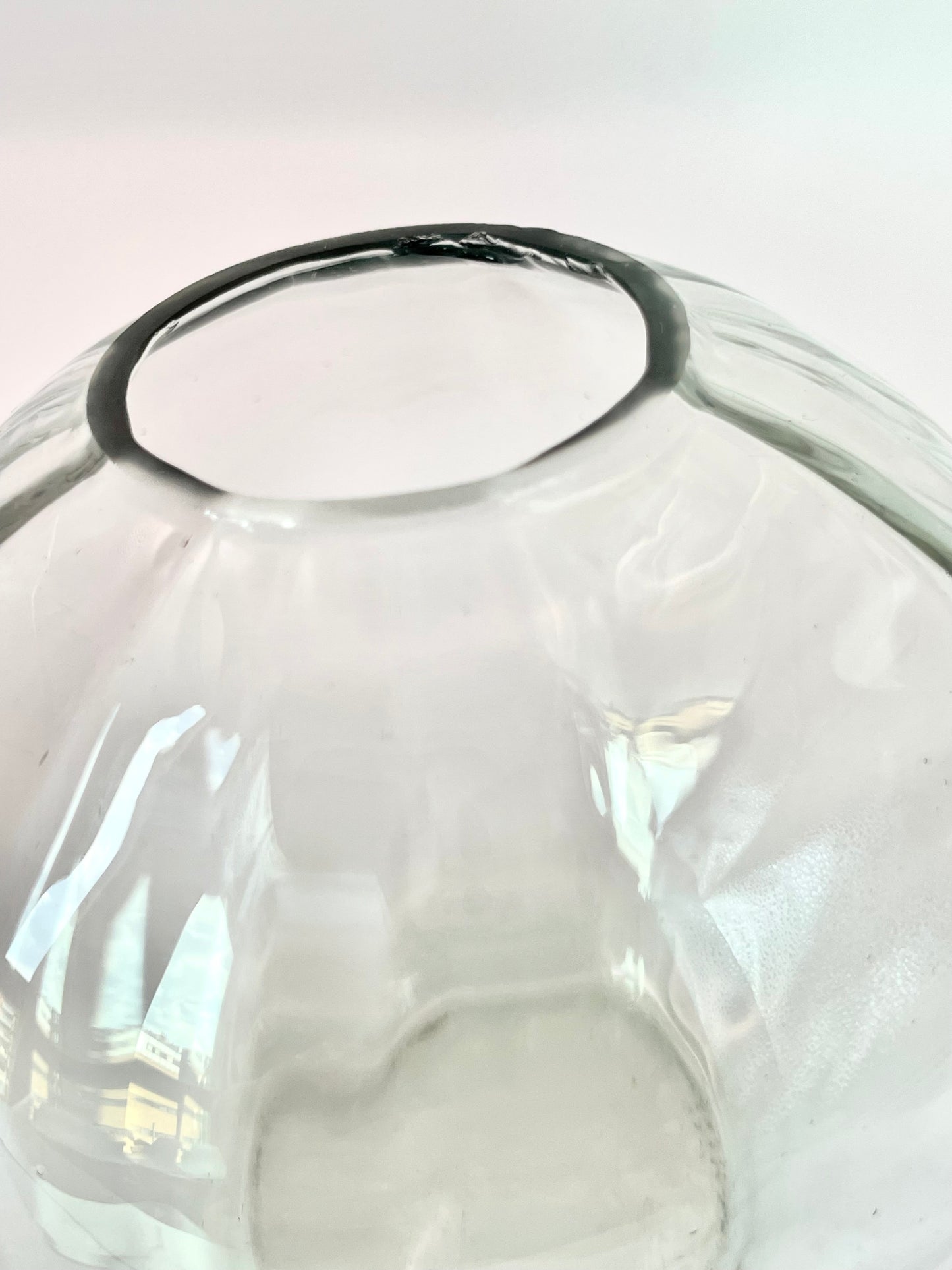 Glass Vase produced by Johannes Lorup manufactury (clear)
