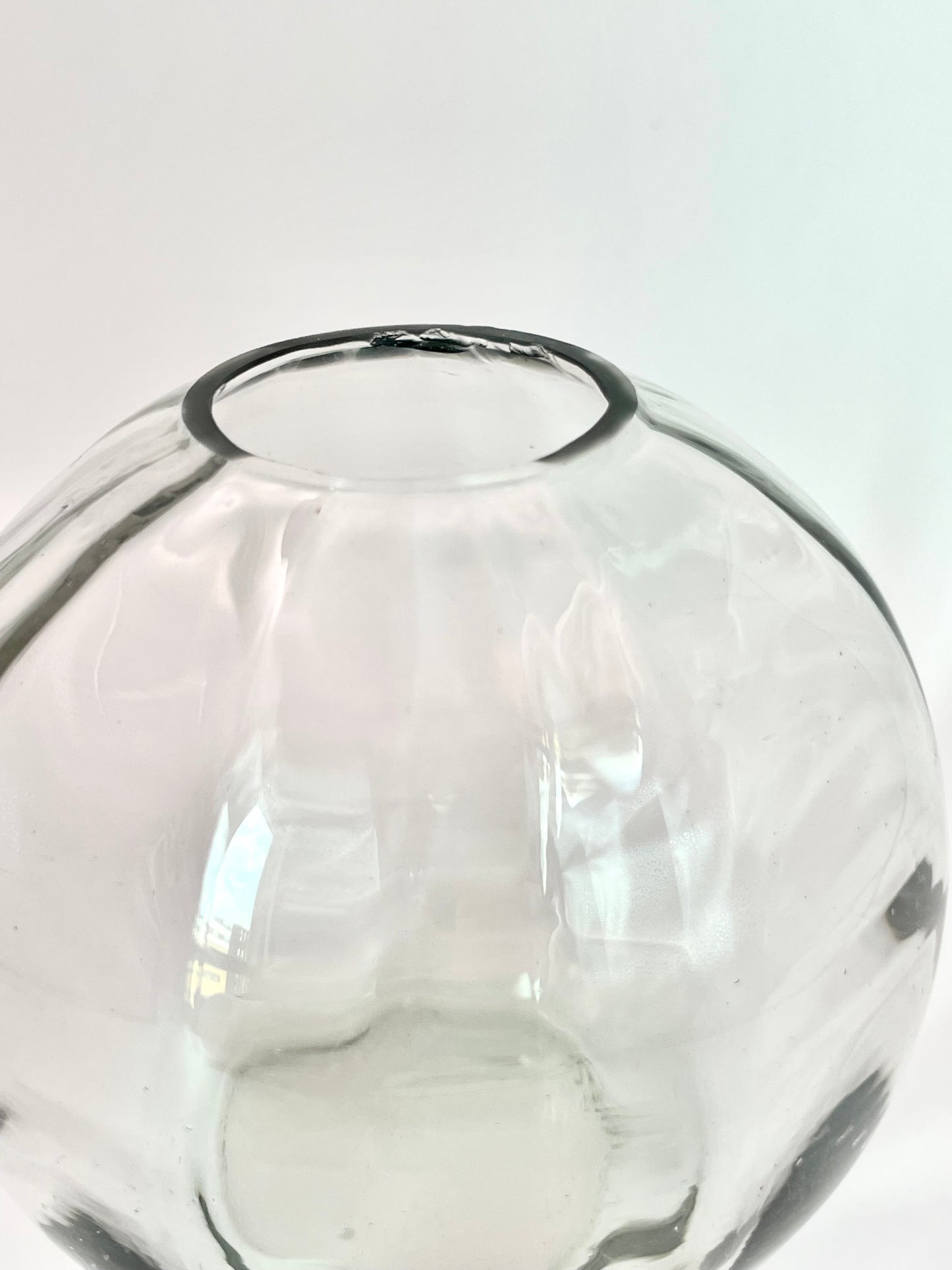 Glass Vase produced by Johannes Lorup manufactury (clear)