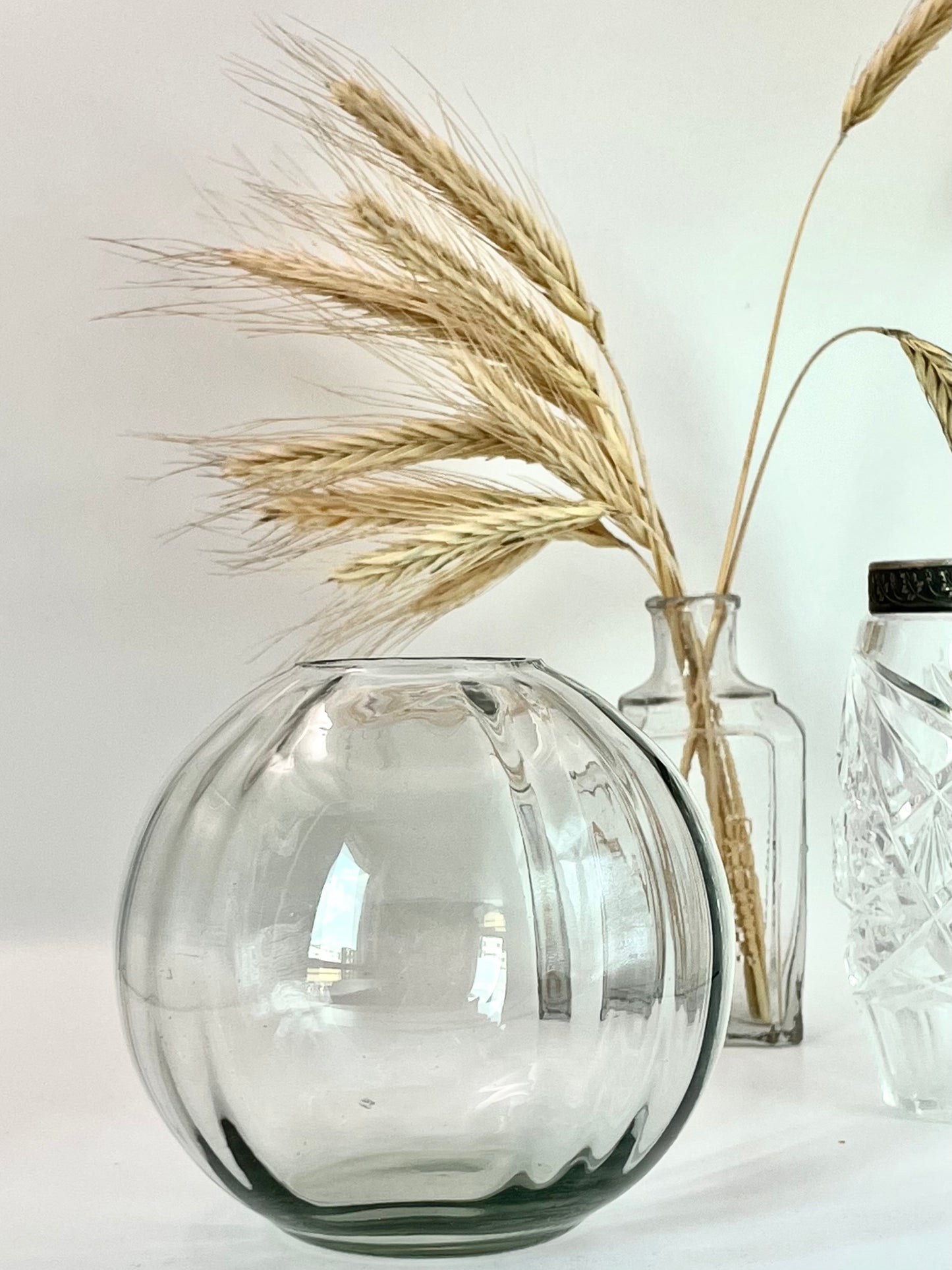 Glass Vase produced by Johannes Lorup manufactury (clear)