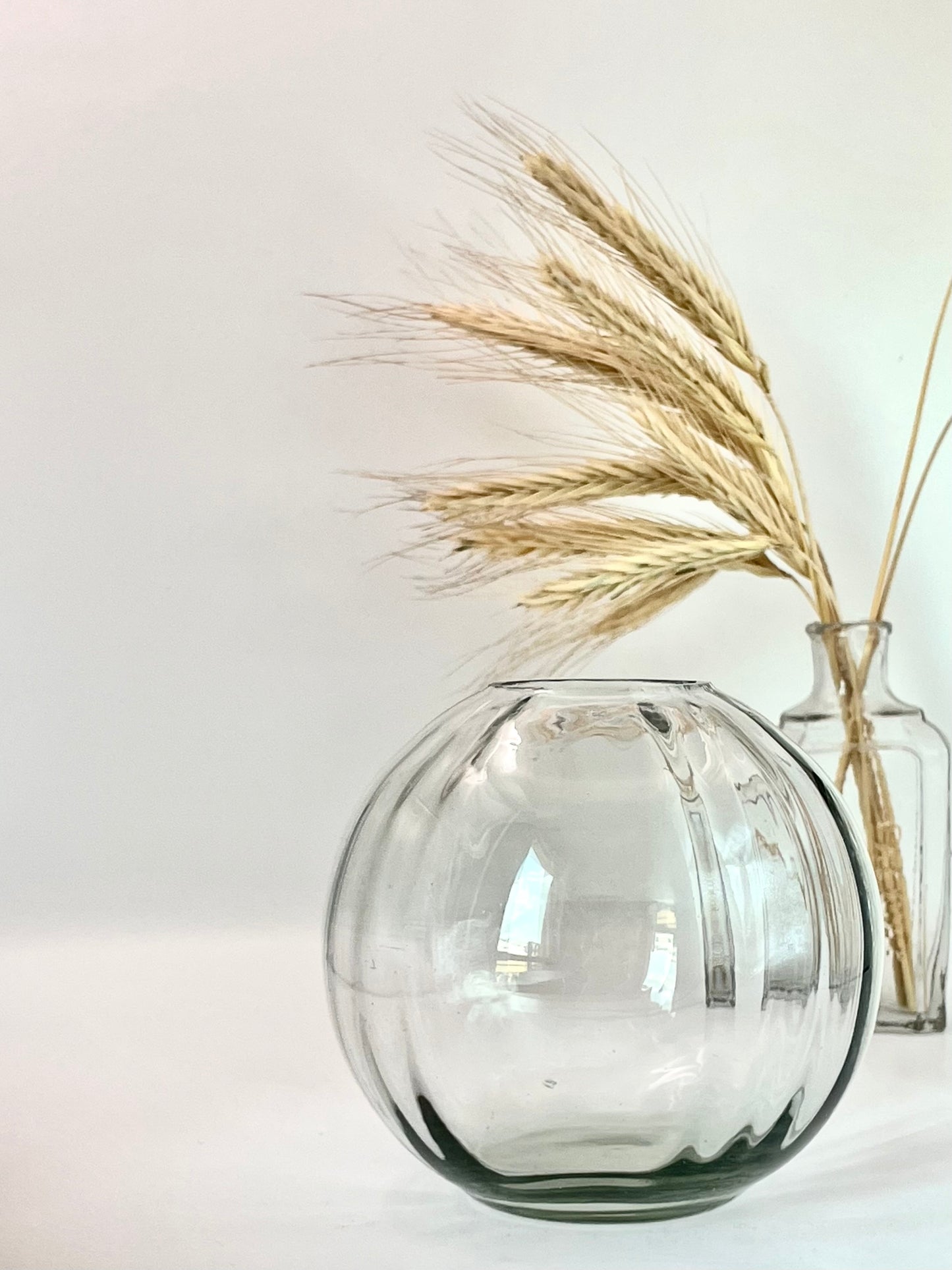 Glass Vase produced by Johannes Lorup manufactury (clear)